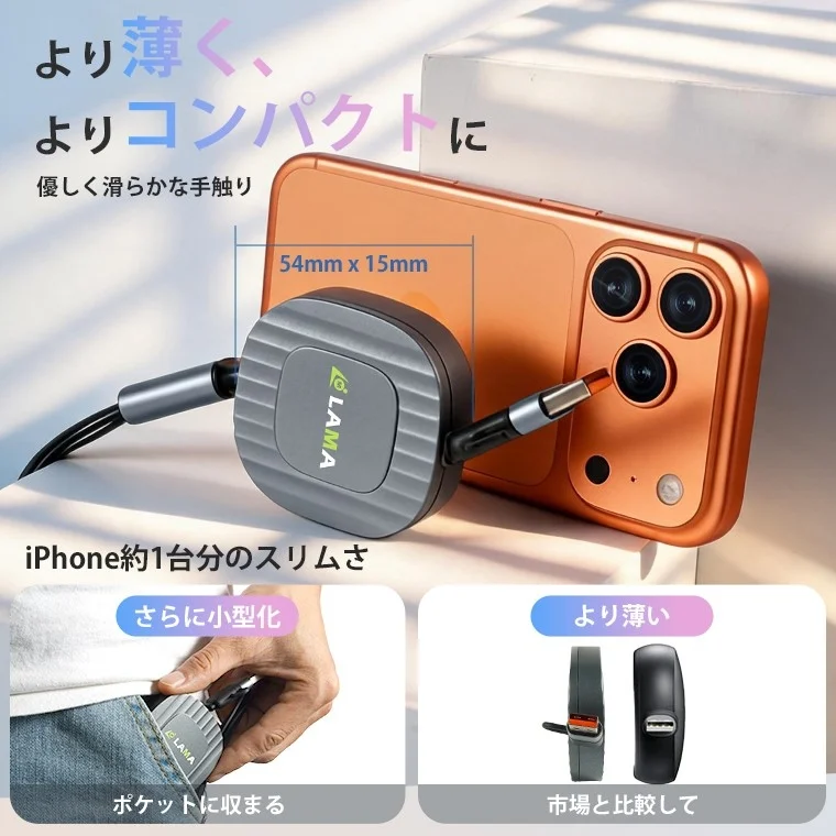 コンパクトサイズ、携帯性