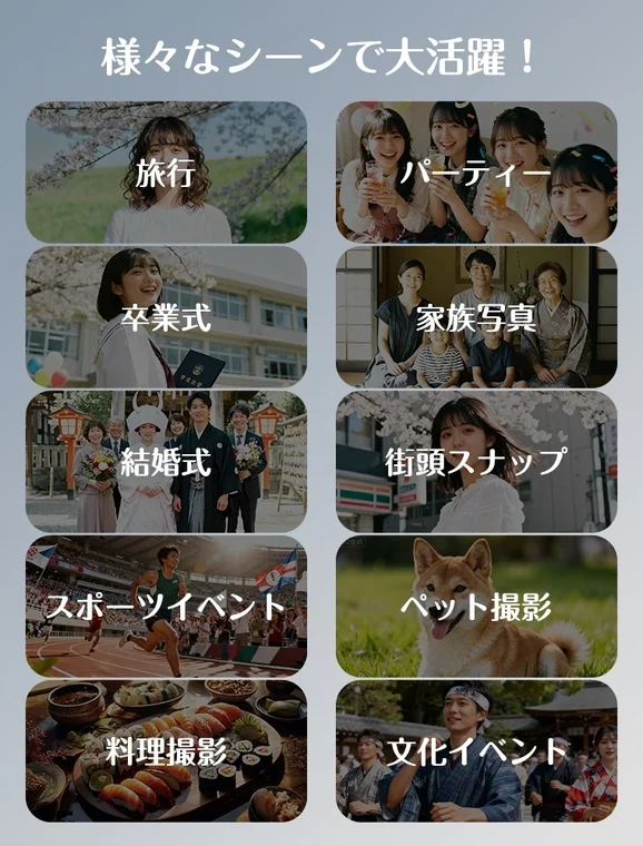 様々なシーンで活躍するSOPPY