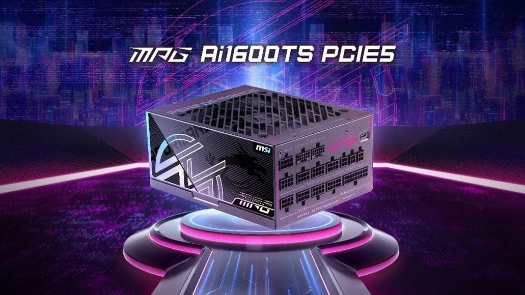 MSIの「MPG Ai1600TS PCIE5」電源ユニット