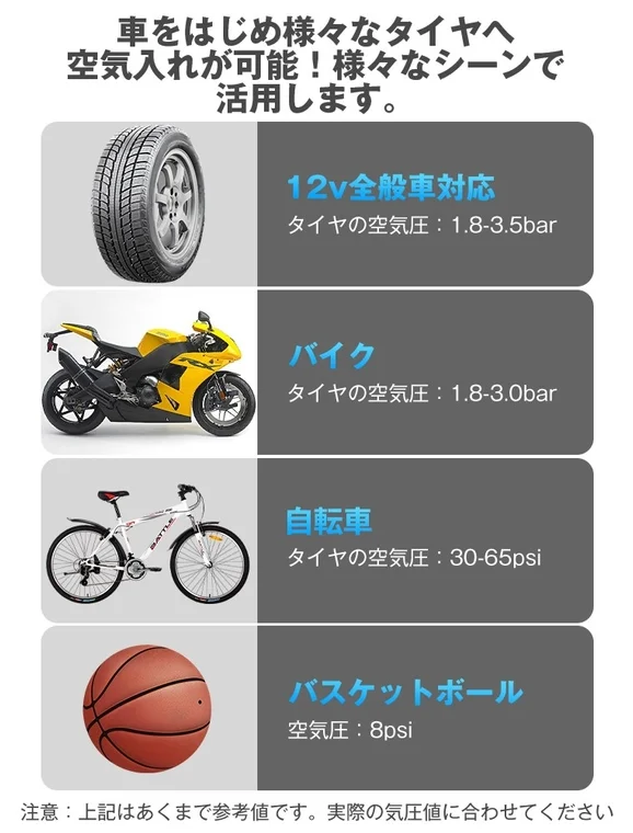 空気入れ機能