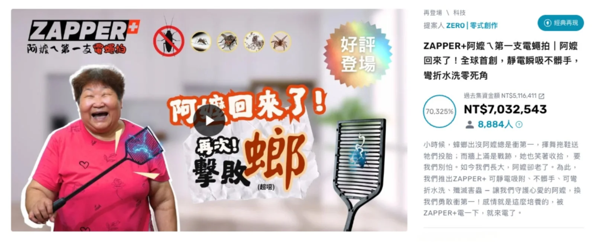 ZAPPER+ クラウドファンディング