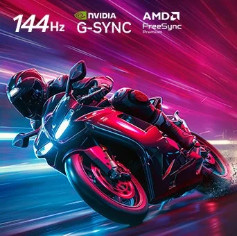 144Hz NVIDIA G-SYNC AMD FreeSync Premium