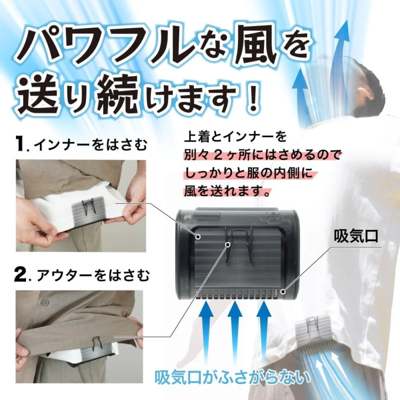 Wクリップ構造の説明