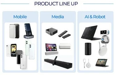 ALT PRODUCT LINE UP Mobile Media AI & Robot