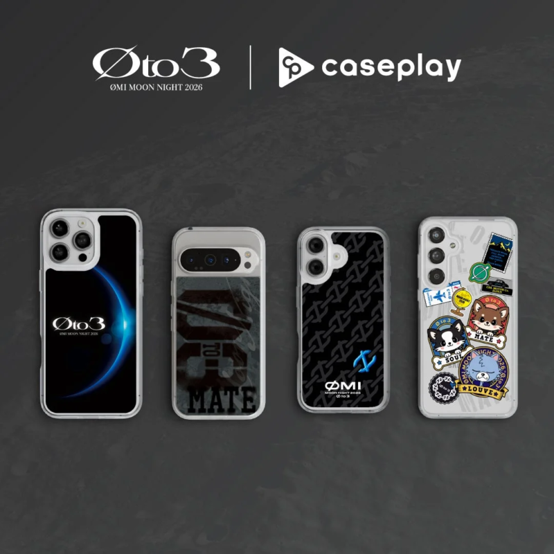 Øto3とcaseplayのコラボレーションによるスマートフォンケース4種