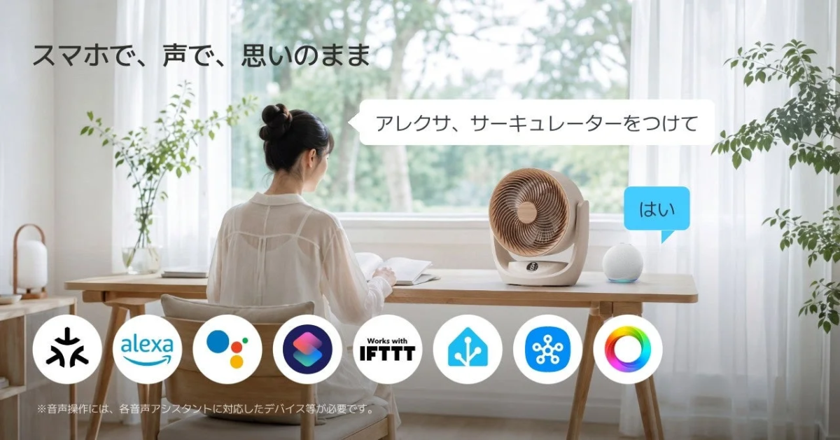 音声操作のイメージ