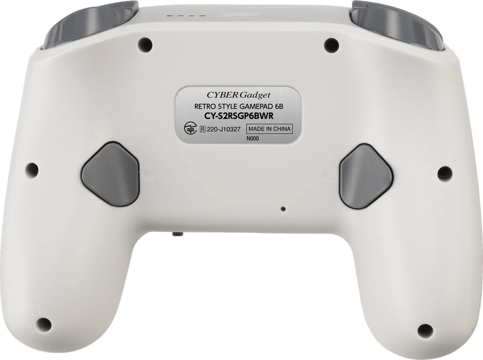 ゲームパッドの背面