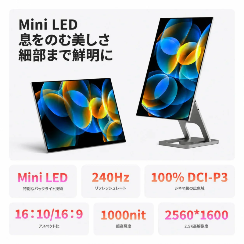 Mini LEDディスプレイの製品紹介画像