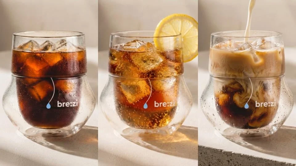 Breziで淹れた3種類のアイスドリンク