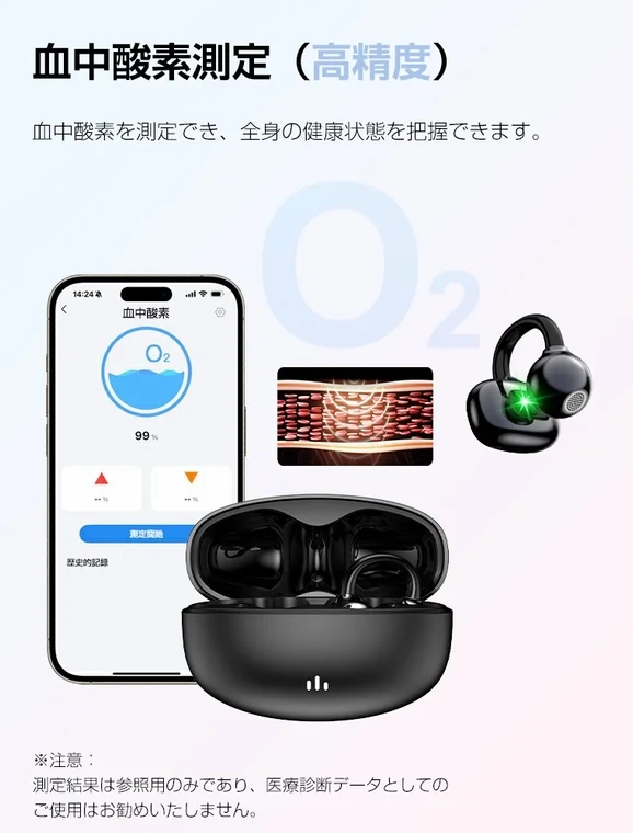 血中酸素測定機能