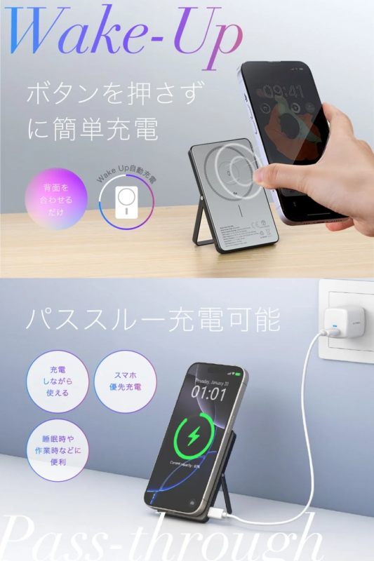スタンド機能とWake-Up機能