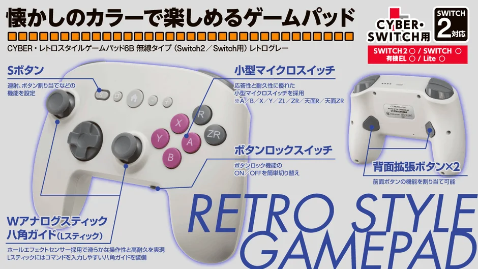 機能説明付きコントローラー