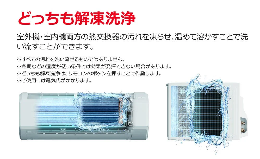どっちも解凍洗浄