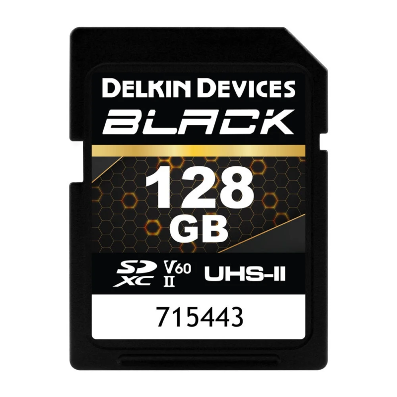 Delkin Devices BLACKシリーズ 128GB SDXC IIメモリーカード