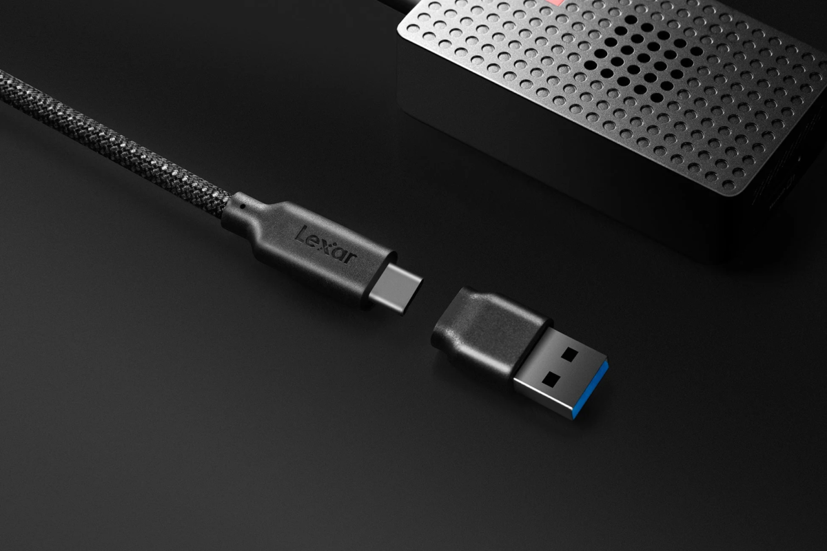 USB Type-CケーブルとUSB Type-A変換アダプター