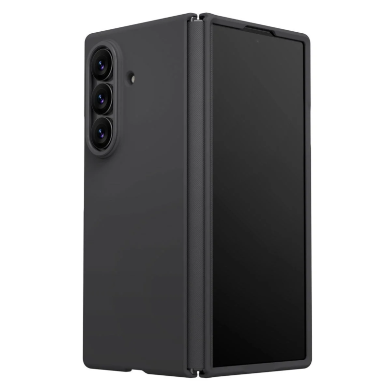 黒い折りたたみ式スマートフォン