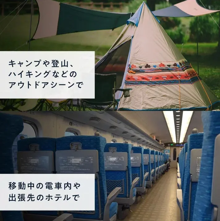 キャンプや登山、ハイキングなどのアウトドアシーンで