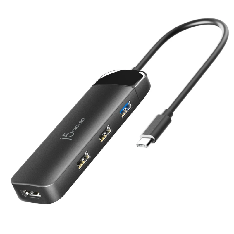 USB-C to 4K60Hz HDMI+PD100W 7-in-1 マルチハブ JCD3006