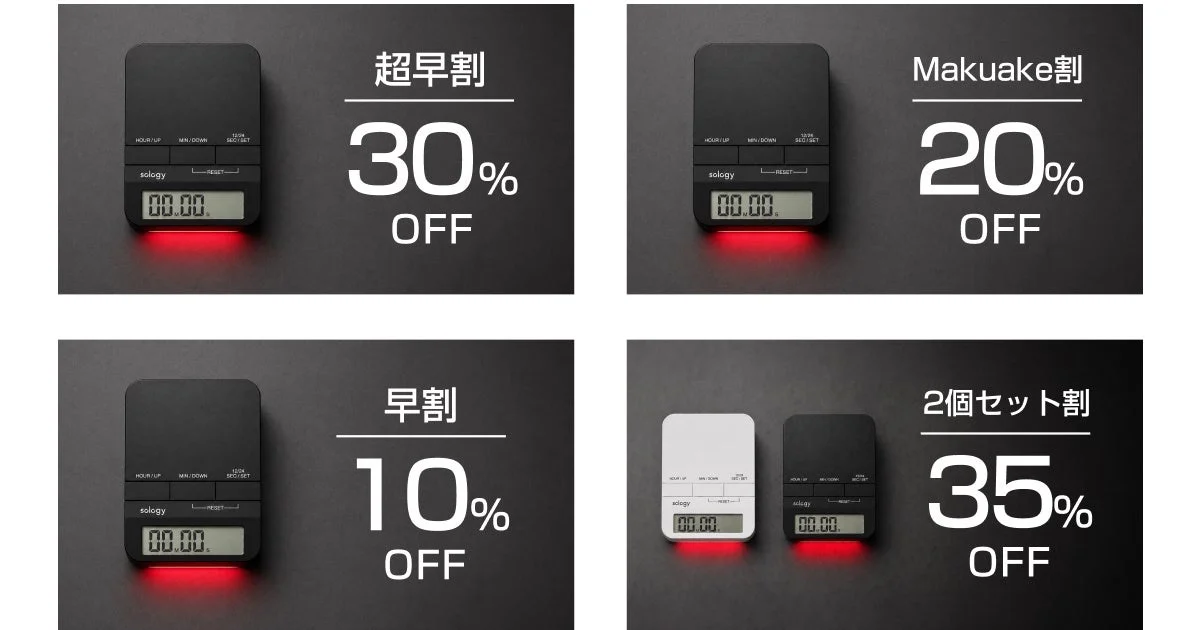 Makuake先行販売の割引情報