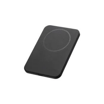 黒色の長方形のワイヤレス充電器です