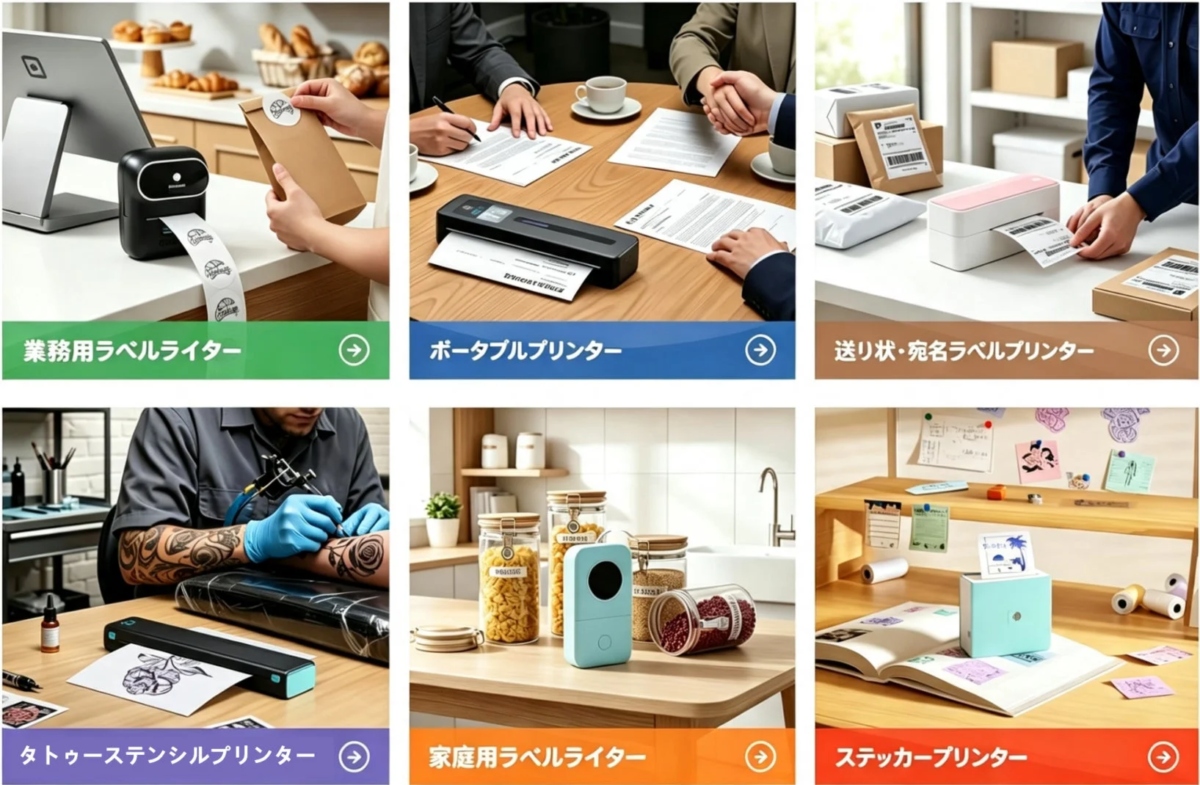 Phomemoの幅広い製品ラインアップ
