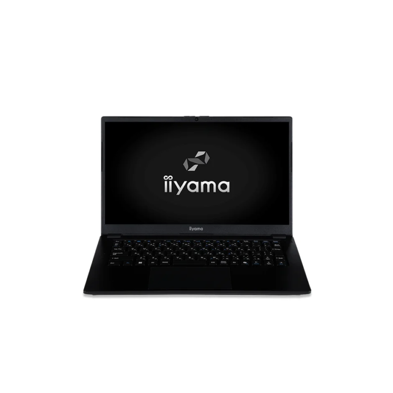 iiyamaブランドの黒いノートパソコン