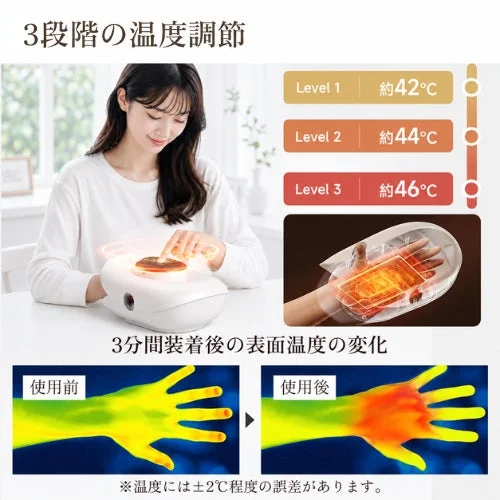 3段階の温度調節