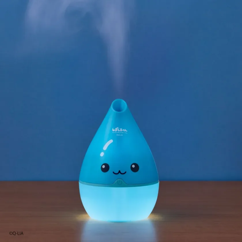 加湿と同時にやさしい灯りのLEDライトが点灯