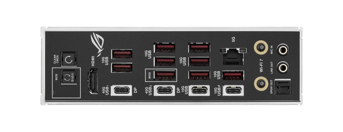 マザーボードの背面I/Oパネル