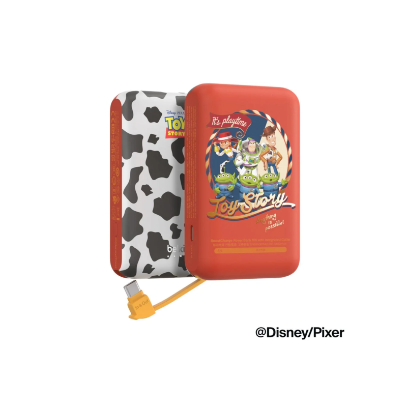 トイストーリーキャラクターデザインのモバイルバッテリー