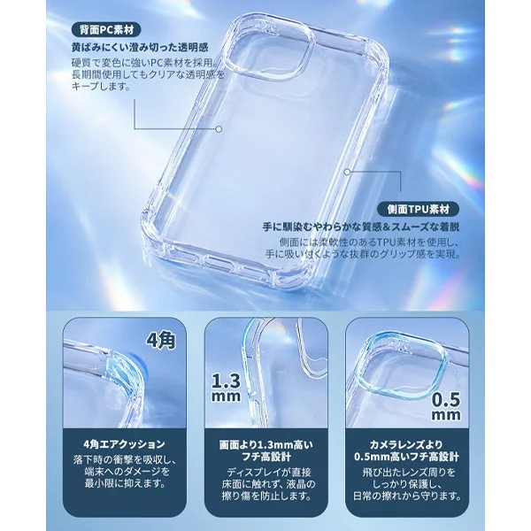 スマホ用クリアケースの素材と保護設計