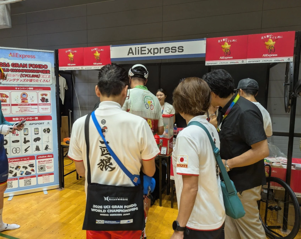 サイクリングイベントブース